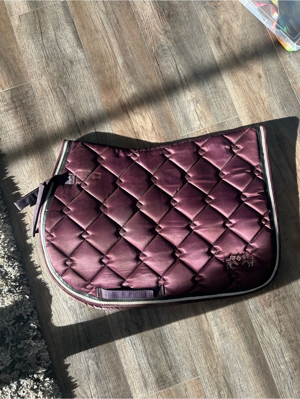 Maroon Saddle Pad All Purpose Horse